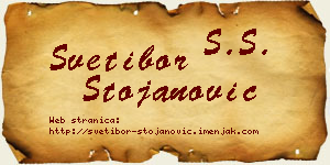 Svetibor Stojanović vizit kartica